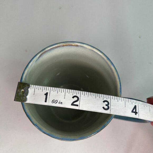 Cracker Barrel Stoneware Coffee Mug 3D Full Body Mermaid Blue Susan Winget - Picture 7 of 8